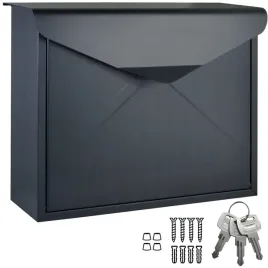 skrzynka-na-listy-pocztowa-premium-antracyt-mat-duza-c4-3-klucze-wkrety