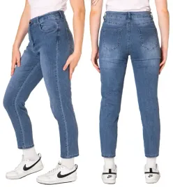 duze-cienkie-niebieskie-spodnie-damskie-jeans-dzinsy-wysoki-stan-5187-w-40