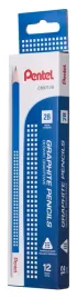 olowek-2b-drewniany-trojkatny-pentel-cb60t-2b-12-sztuk-bez-gumki