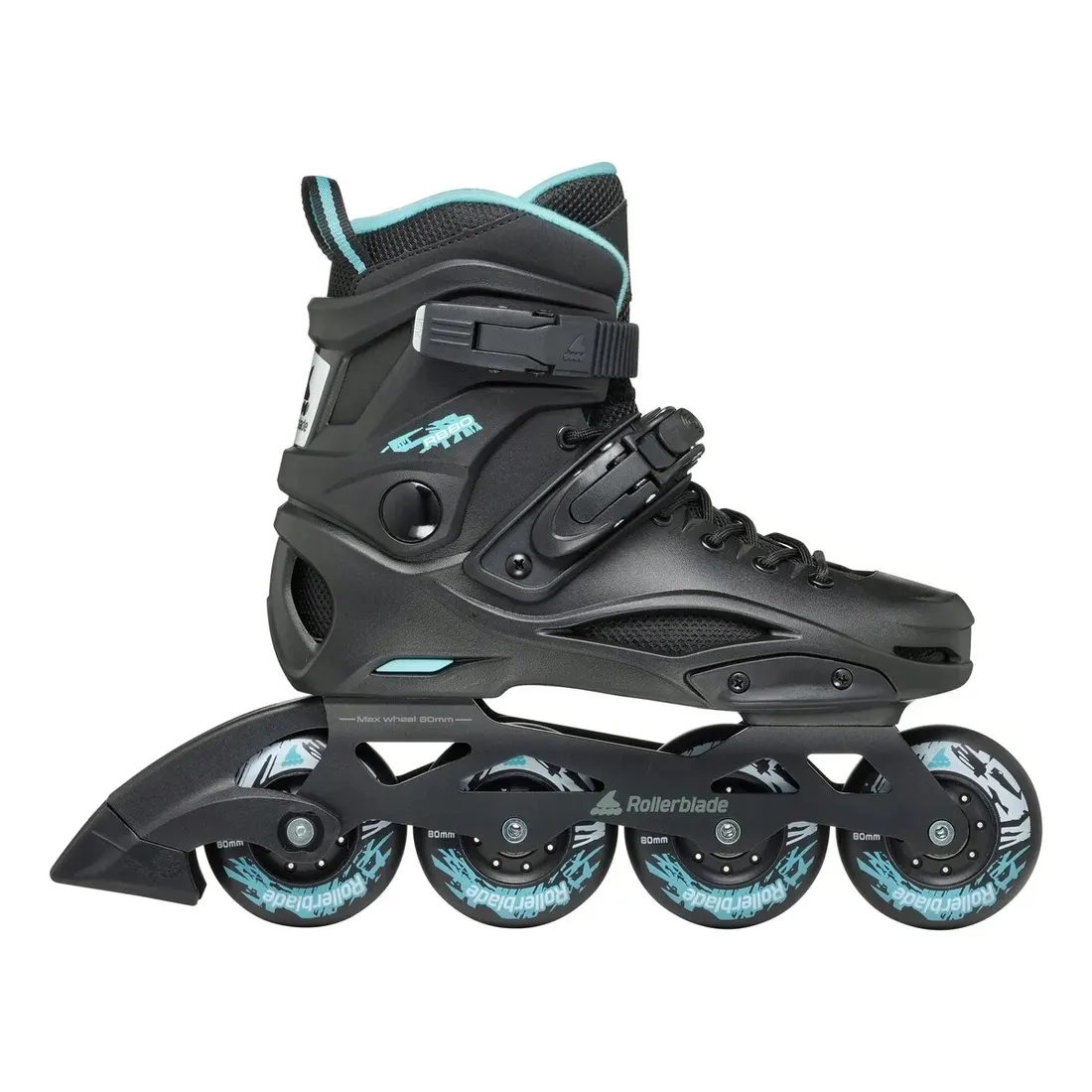 rolki-rollerblade-rb-80-w-black-light-blue-39-stan-nowy