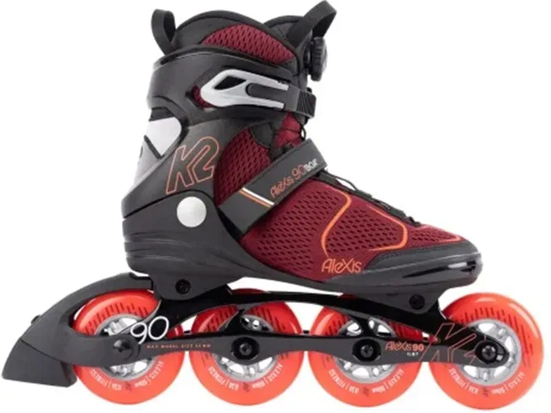 rolki-k2-alexis-90-boa-40-stan-nowy
