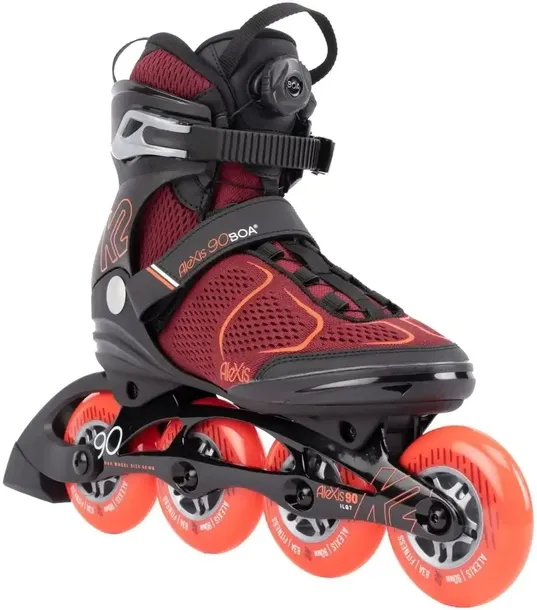 rolki-k2-alexis-90-boa-40-kolor-czerwony