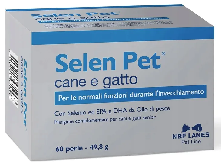 NBF Lanes Selen Pet cane e gatto 60 kapsułek