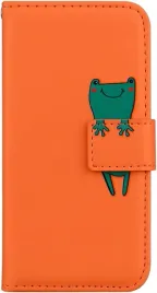etui-do-oppo-find-x3-lite-5g-zamykane-pomaranczowe-z-klapka-zabka