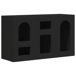 nowoczesny-czarny-bufet-z-polkami-z-materialu-drewnopochodnego-100x35x59