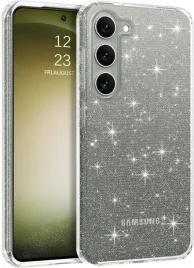 etui-do-samsung-galaxy-s23-bezbarwne-brokatowe-plecki-silikonowe-ochronne