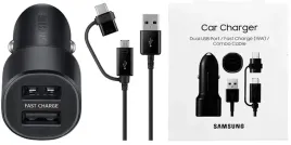 ladowarka-samochodowa-samsung-2x-usb-fast-kabel