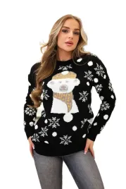 sweter-swiateczny-z-misiem-czarny