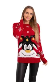 sweter-swiateczny-z-reniferem-czerwony