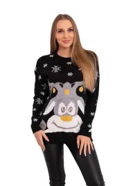 sweter-swiateczny-z-reniferem-czarny