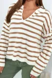 sweter-w-paski-camelowy-marka-kesi