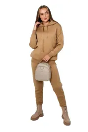 komplet-sweterkowy-bluza-spodnie-camelowy