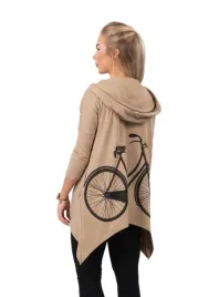 bluza-z-nadrukiem-roweru-camelowa