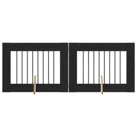 bramka-dla-psow-z-podporkami-2-szt-czarny-dab-80-x-60-cm