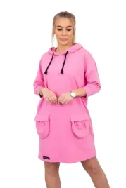 sukienka-z-kapturem-jasno-rozowa