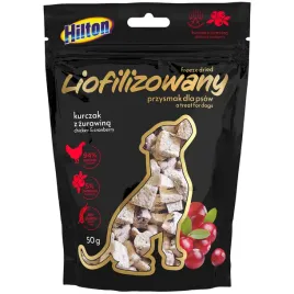 przysmak-dla-psa-hilton-kurczak-z-zurawina-50g