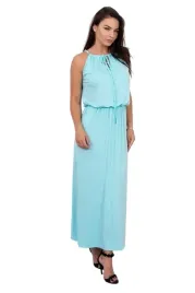 sukienka-boho-z-rozporkiem-mietowa