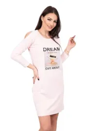 sukienka-z-nadrukiem-dream-pudrowy-roz