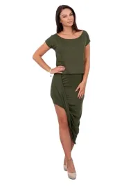 sukienka-asymetryczna-khaki