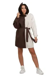 bluza-ocieplana-dwukolorowa-brazowy-bezowy-melanz