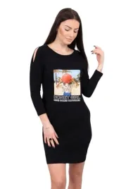 sukienka-z-nadrukiem-honey-girl-czarna