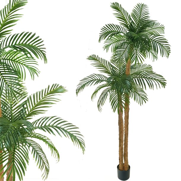 Palma Sztuczna Duża Drzewko Sztuczne Palmowe 240 cm