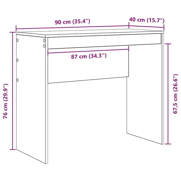 biurko-z-szuflada-2-szt-bialy-stan-nowy-glebokosc-mebla-40-cm