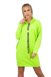 sukienka-z-krawatem-zielony-neon