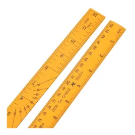 zolta-drewniana-linijka-30cm-wielofunkcyjna-miara-do-rysowania