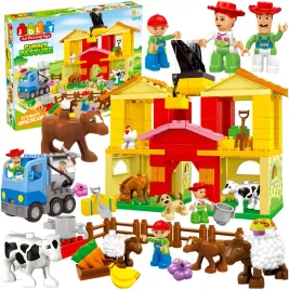 klocki-konstrukcyjne-farma-edukacyjna-domek-farmera-126-el-prezent-dzieci