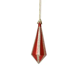 zawieszka-choinkowa-bombka-diament-matowy-ksztaltka-czerwono-zloty-115-cm