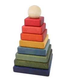 wooden-story-drewniana-piramida-kwadratowa-kolorowa