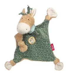 pierwsza-przytulanka-komforter-kucyk-zielony-26cm-maskotka-kocyk-sigikid