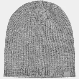 czapka-meska-4f-zimowa-beanie-nieocieplana-dwuwarstwowa-szara-onesize