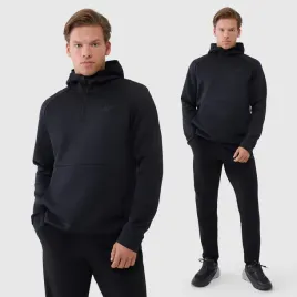 bluza-meska-4f-sportowa-treningowa-z-kapturem-szybkoschnaca-czarna-m