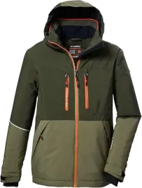 kurtka-narciarska-killtec-ksw-388-chlopieca-oliwkowa-140-kaptur-pas-sniezny