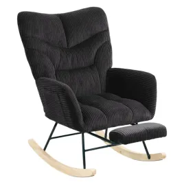 fotel-bujany-flexispot-czarny-sztruks-podnozek-wysokie-oparcie-120-kg