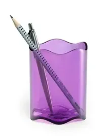 pojemnik-na-dlugopisy-durable-fioletowy-transparentny