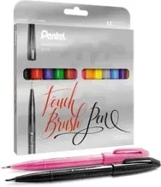 pisaki-do-kaligrafii-i-liternictwa-pentel-brush-pen-ses15-mix-12-kol