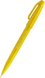 pisak-pedzelkowy-do-kaligrafii-pentel-brush-sign-pen-zolty