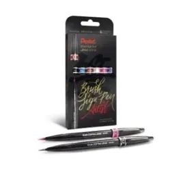 pedzelki-do-kaligrafii-pentel-brush-sign-pen-artisst-mix-6-kolorow