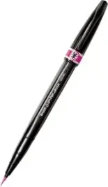 pedzelek-do-kaligrafii-i-liternictwa-pentel-rozowy