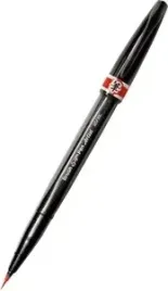 pedzelek-do-kaligrafii-i-liternictwa-pentel-czerwony