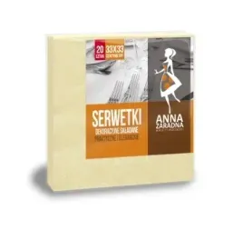 serwetki-skladane-3-warstwy-33x33cm-20szt-zolte-anna-zaradna