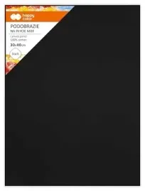 podobrazie-bawelniane-30x40-impregnowane-czarne-happy-color