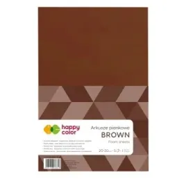 arkusze-piankowe-happy-color-brazowe-5-ark