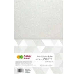 arkusze-piankowe-happy-color-brokatowe-biale-5-ark
