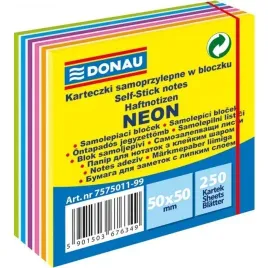 karteczki-samoprzylepne-donau-50x50-zolty-mix