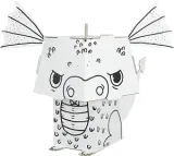 kolorowanka-cubehead-3d-mini-smok-monumi-stan-nowy
