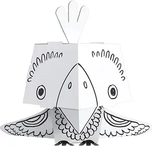 kolorowanka-cubehead-3d-papuga-monumi-stan-nowy